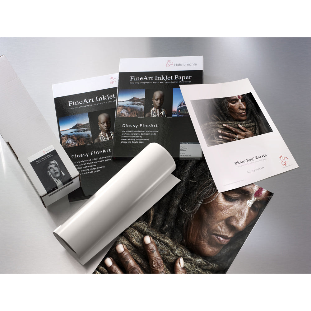 Rollo Fotográfico Hahnemuhle FineArt Photo Rag Baryta de 44''x12mt.