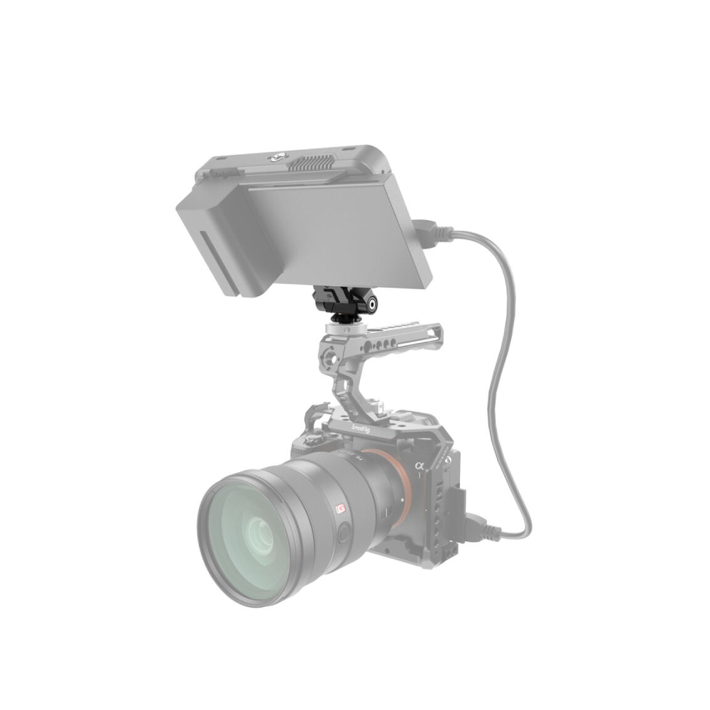 Soporte SmallRig Drop-In HawkLock Mini de liberación rápida con zapata para cámaras y monitor