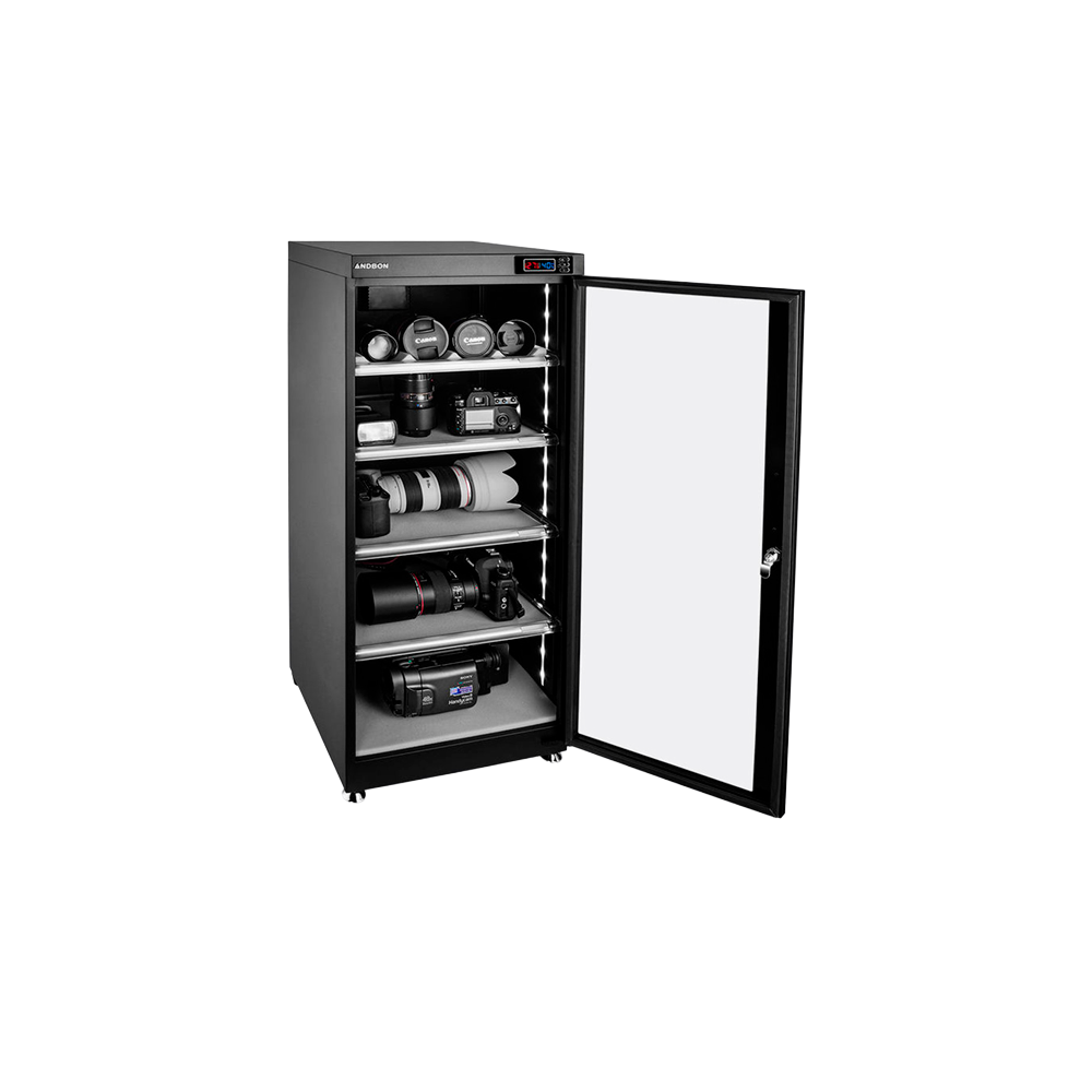 Andbon DS-155S Gabinete Deshumedecedor de 155L (Negro)