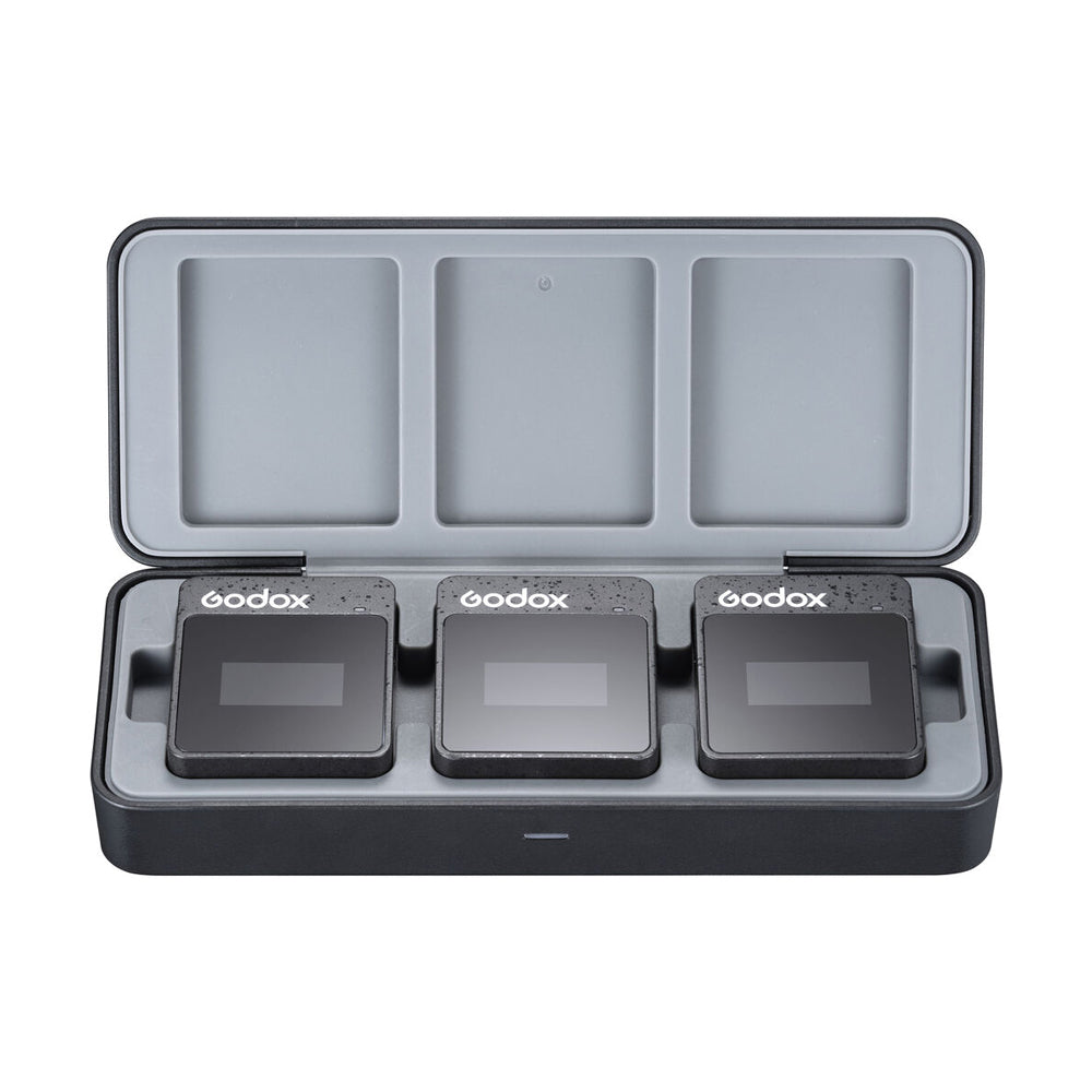 Kit de 2 Micrófonos Pecheros Godox MoveLink II M2 para Cámaras y Celulares