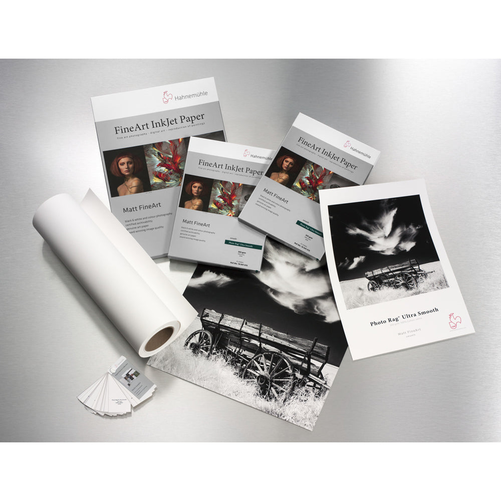Papel Fotográfico Hahnemuhle FineArt Photo Rag Ultra Smooth A4, 25 Hojas