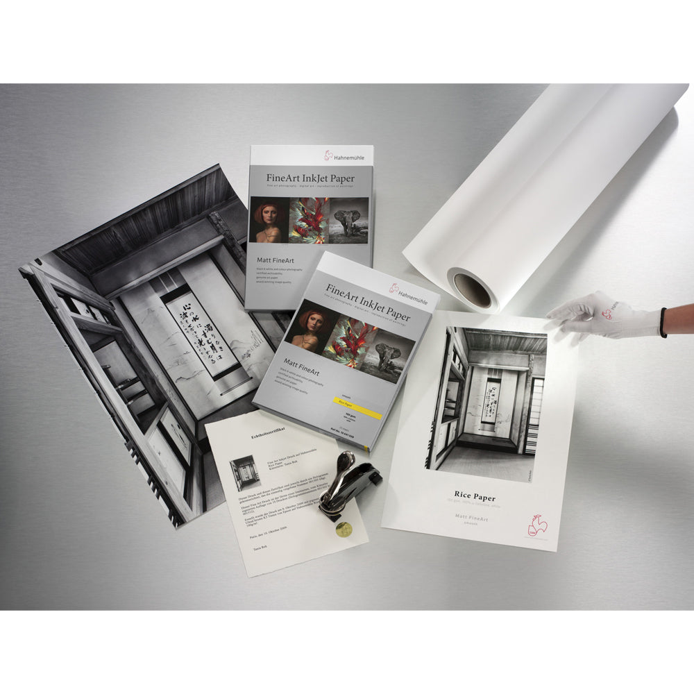 Rollo Fotográfico Hahnemuhle FineArt Rice Paper de 24''x30mt.