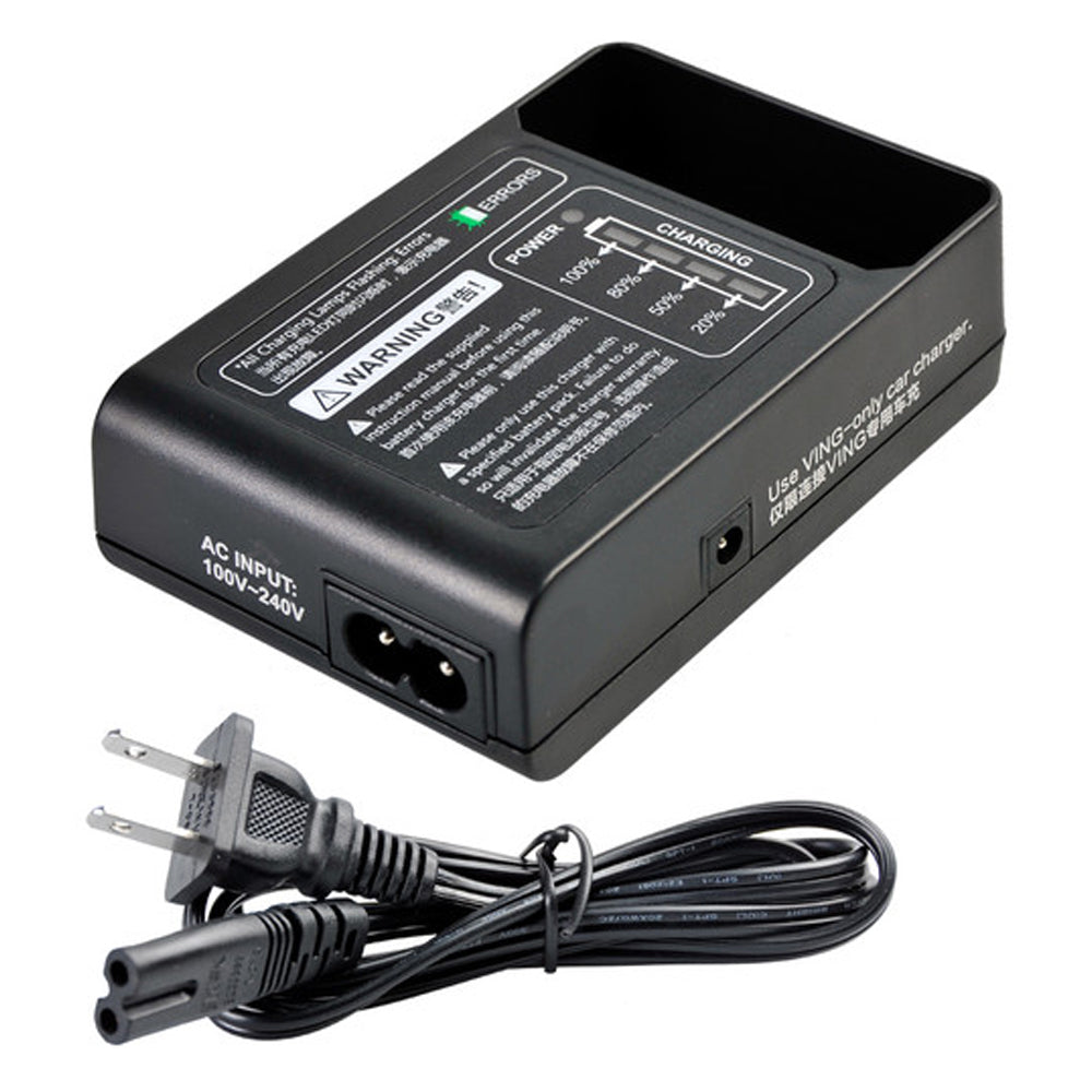 Cargador Godox VC-18 para Flash de Cámara Ving V860II