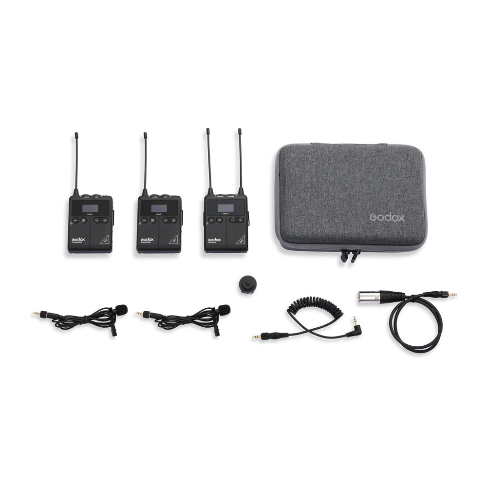 Micrófono Inalámbrico Pechero Godox WMic S1 para 2 Persona