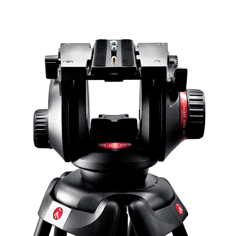 Cabezal de Video Fluido Manfrotto 504HD con Bas de Bola de 75 mm