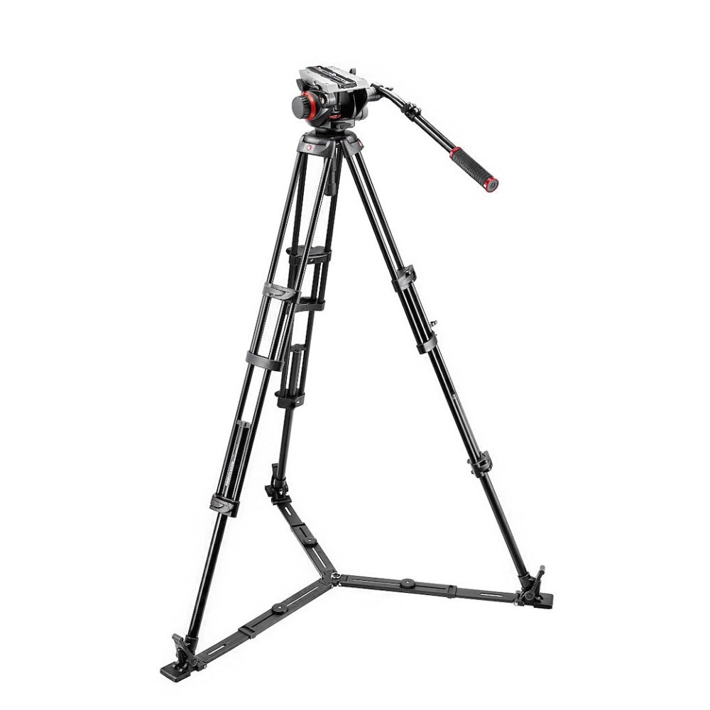 Trípode de Video de Aluminio Manfrotto 504HD,546GBK