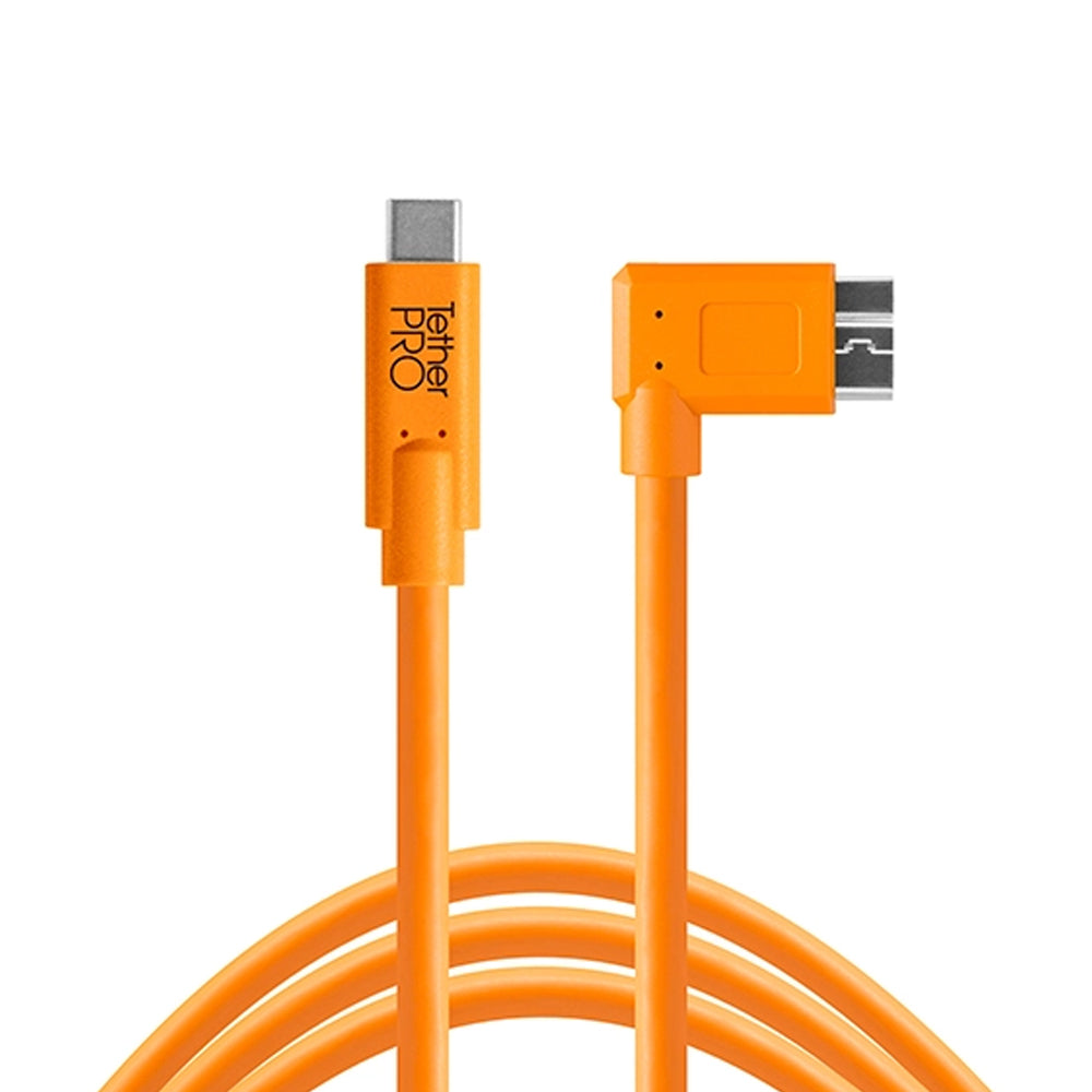 Cable Tether Tools CUC33R15.ORG USB 3.0 de Tipo C a Tipo Micro-B de 4.6 metros