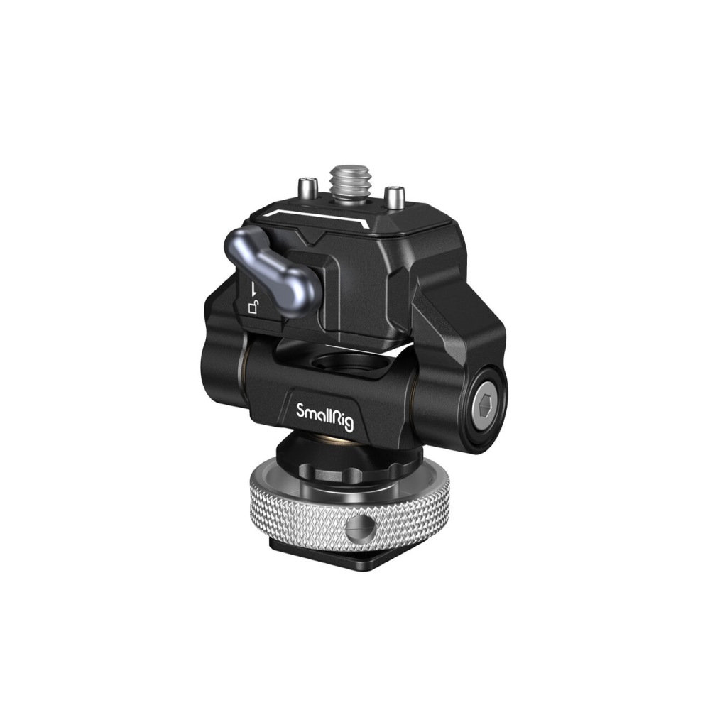 Soporte SmallRig Drop-In HawkLock Mini de liberación rápida con zapata para cámaras y monitor