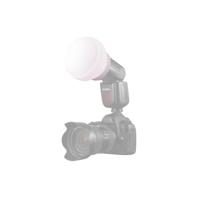 Difusor Godox AK-R22 Domo Colapsible para Flash de Cabezal Redondo