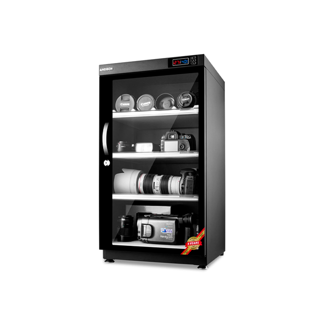 Andbon DS-105S Gabinete Deshumedecedor de 105L (Negro)