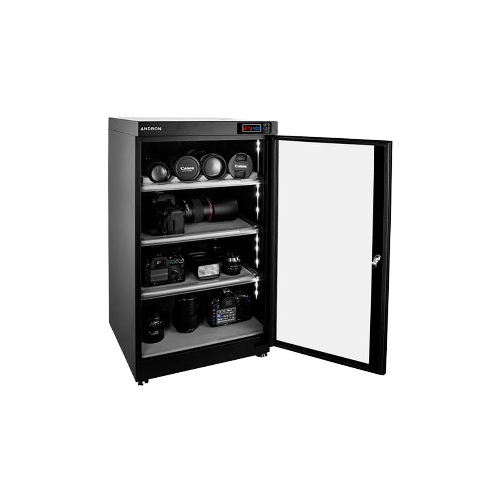 Andbon DS-105S Gabinete Deshumedecedor de 105L (Negro)