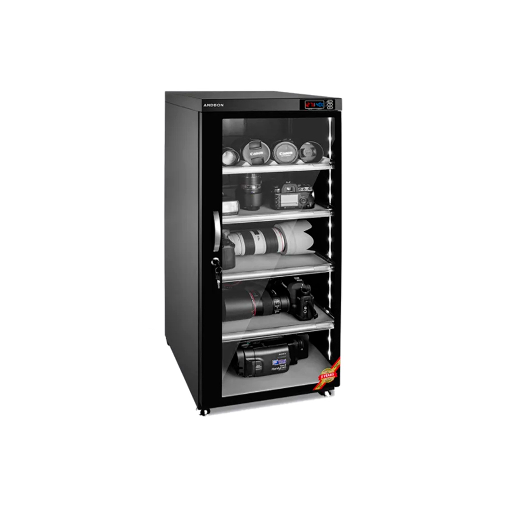Andbon DS-155S Gabinete Deshumedecedor de 155L (Negro)