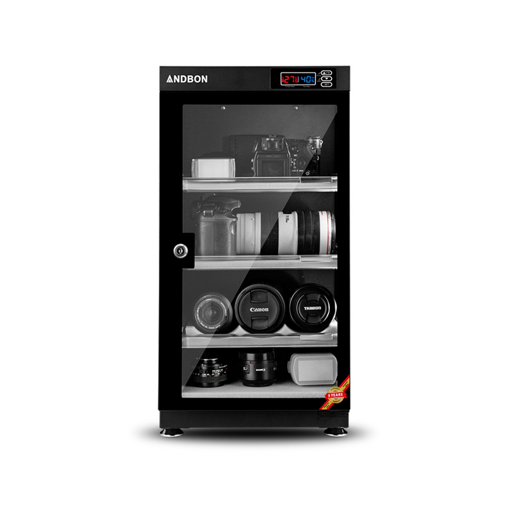 Andbon DS-55S Gabinete Deshumedecedor de 55L (Negro)