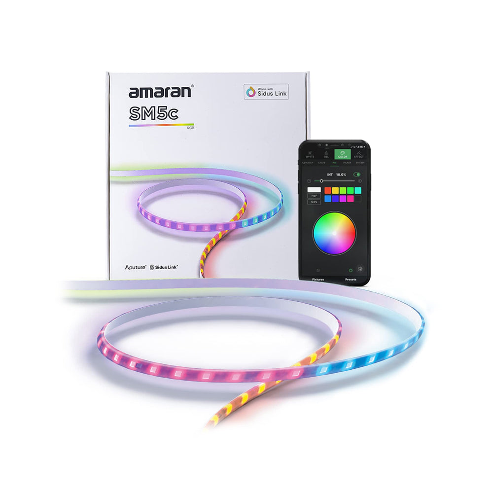 Tira de Luces Led Aputure Amaran SM5C de 16.41' Multicolor
