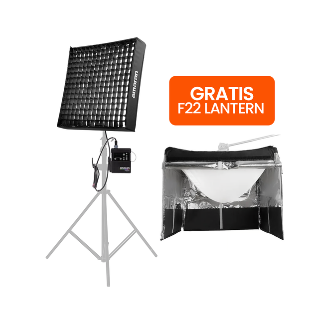Kit Panel Flexible de Luz LED amaran F22C RGB con Softbox Linterna amaran F22