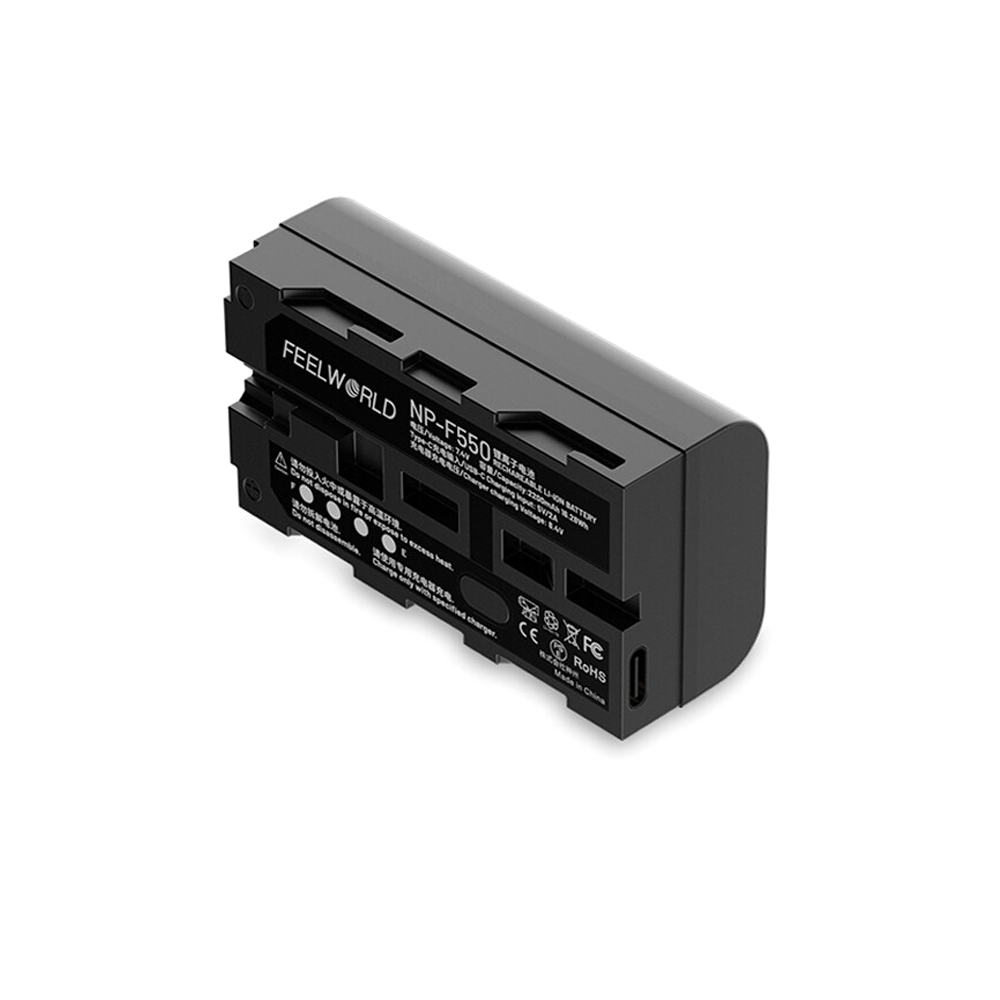 Batería Feelworld NP-550 con Carga USB-C (2200 mAh, Serie L)