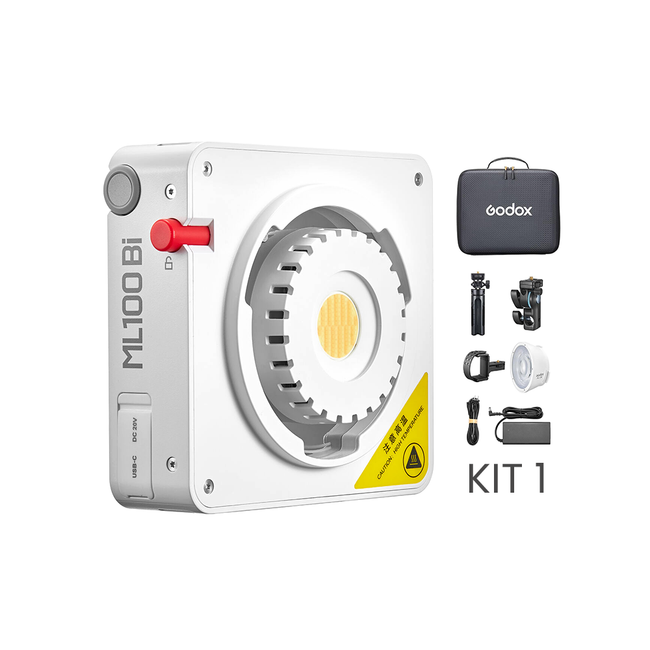 Luz Led Godox ML100BI Bi-color (Kit 1)