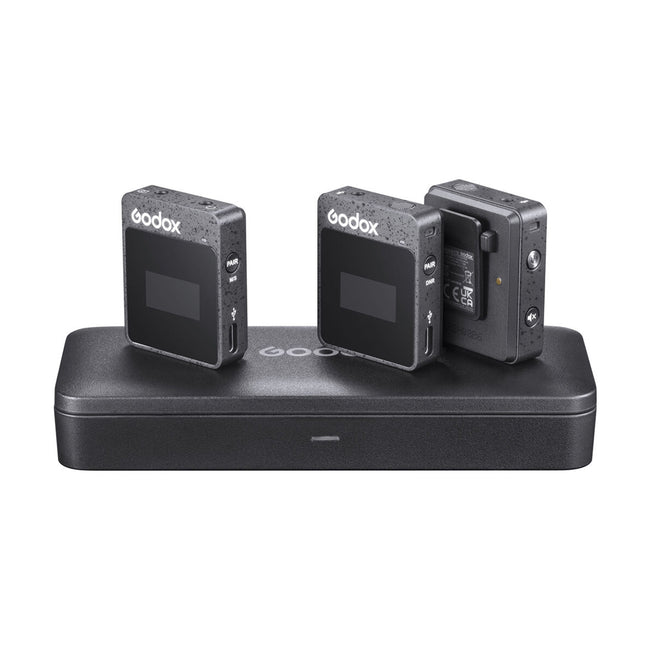 Kit de 2 Micrófonos Pecheros Godox MoveLink II M2 para Cámaras y Celulares