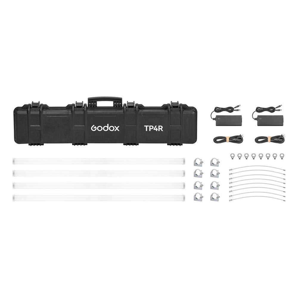 Kit de 4 Tubos Led Godox TP4R Knowled Pixel RGB