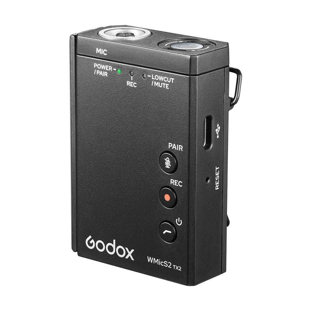 Micrófono Pechero Godox WMICS2 UHF para Cámaras y Celulares