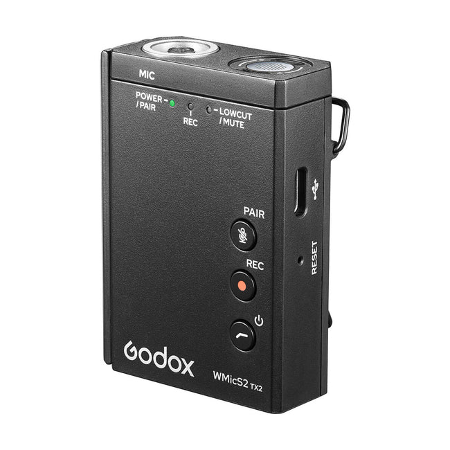 Micrófono Pechero Godox WMICS2 UHF para Cámaras y Celulares