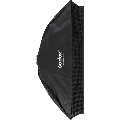 Softbox Godox de 35x160cm con Grilla y Anillo Adaptador con Montura Tipo S