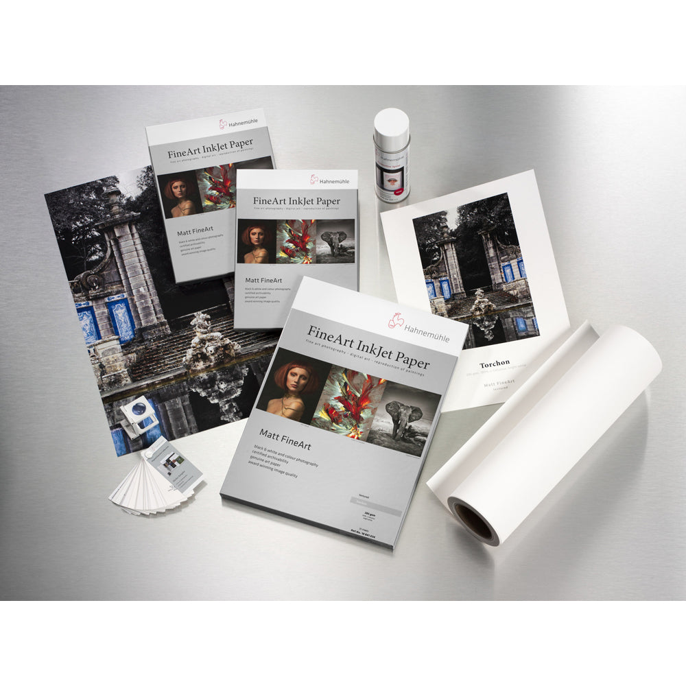 Papel Fotográfico Hahnemuhle FineArt Torchon A2, 25 Hojas