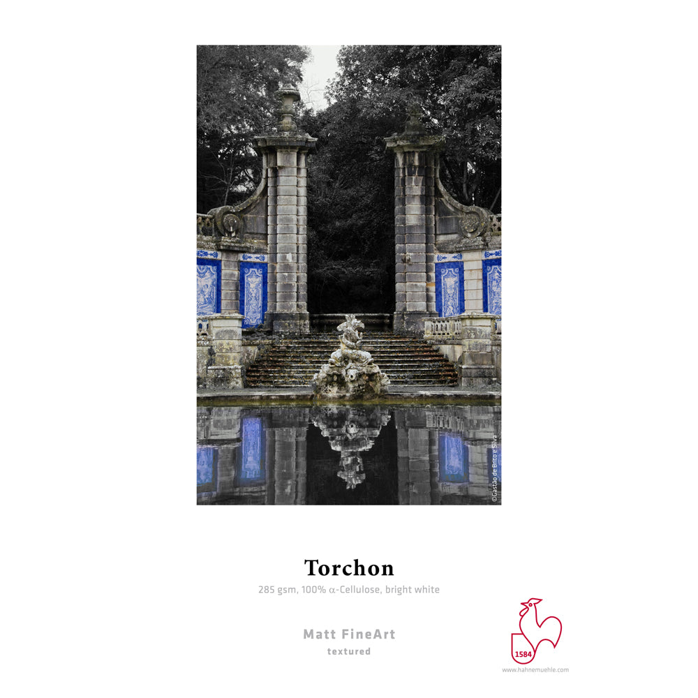 Papel Fotográfico Hahnemuhle FineArt Torchon A3+, 25 Hojas