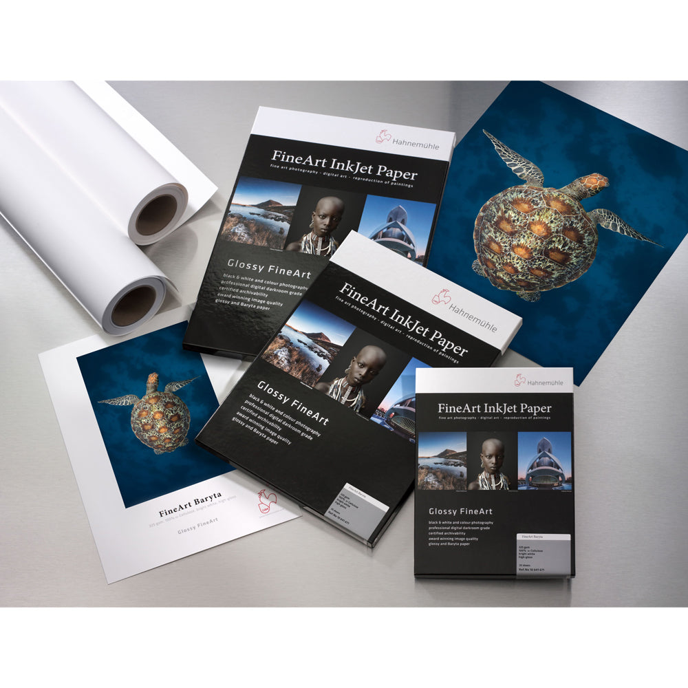 Papel Fotográfico Hahnemuhle FineArt Baryta A3+, 25 Hojas