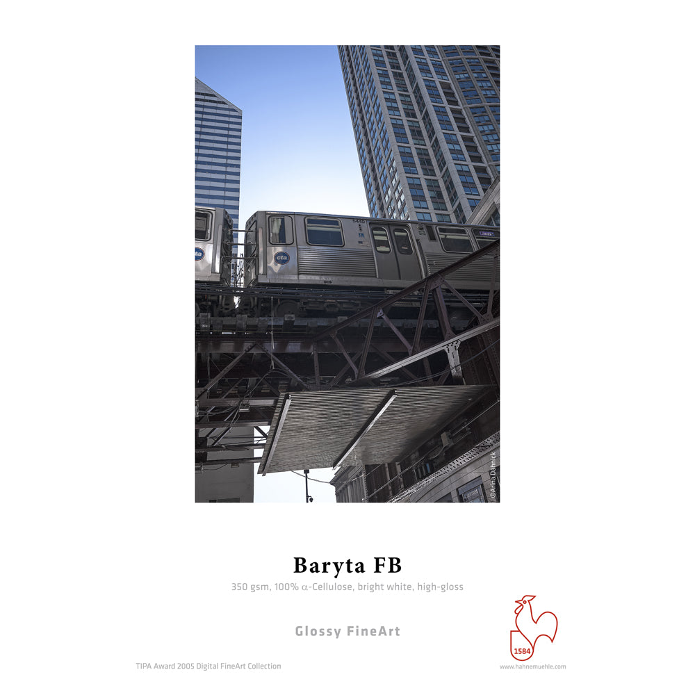 Papel Fotográfico Hahnemuhle FineArt Baryta FB A2, 25 Hojas