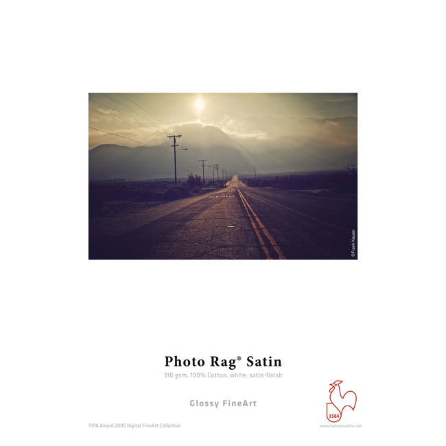Rollo Fotográfico Hahnemuhle FineArt Photo Rag Satin de 24''x12mt.