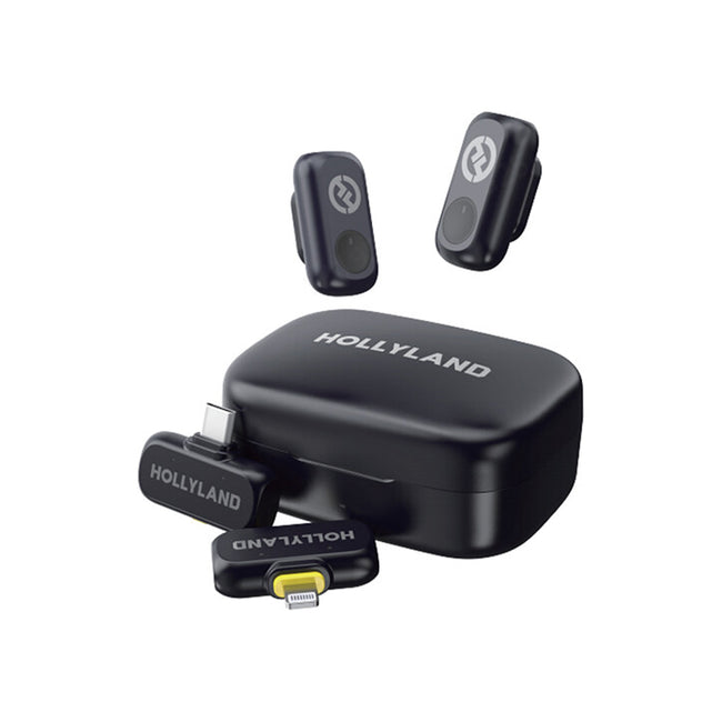 Micrófono Inalámbrico Hollyland Lark A1 COMBO para 2 personas (USB-C y Lightning)