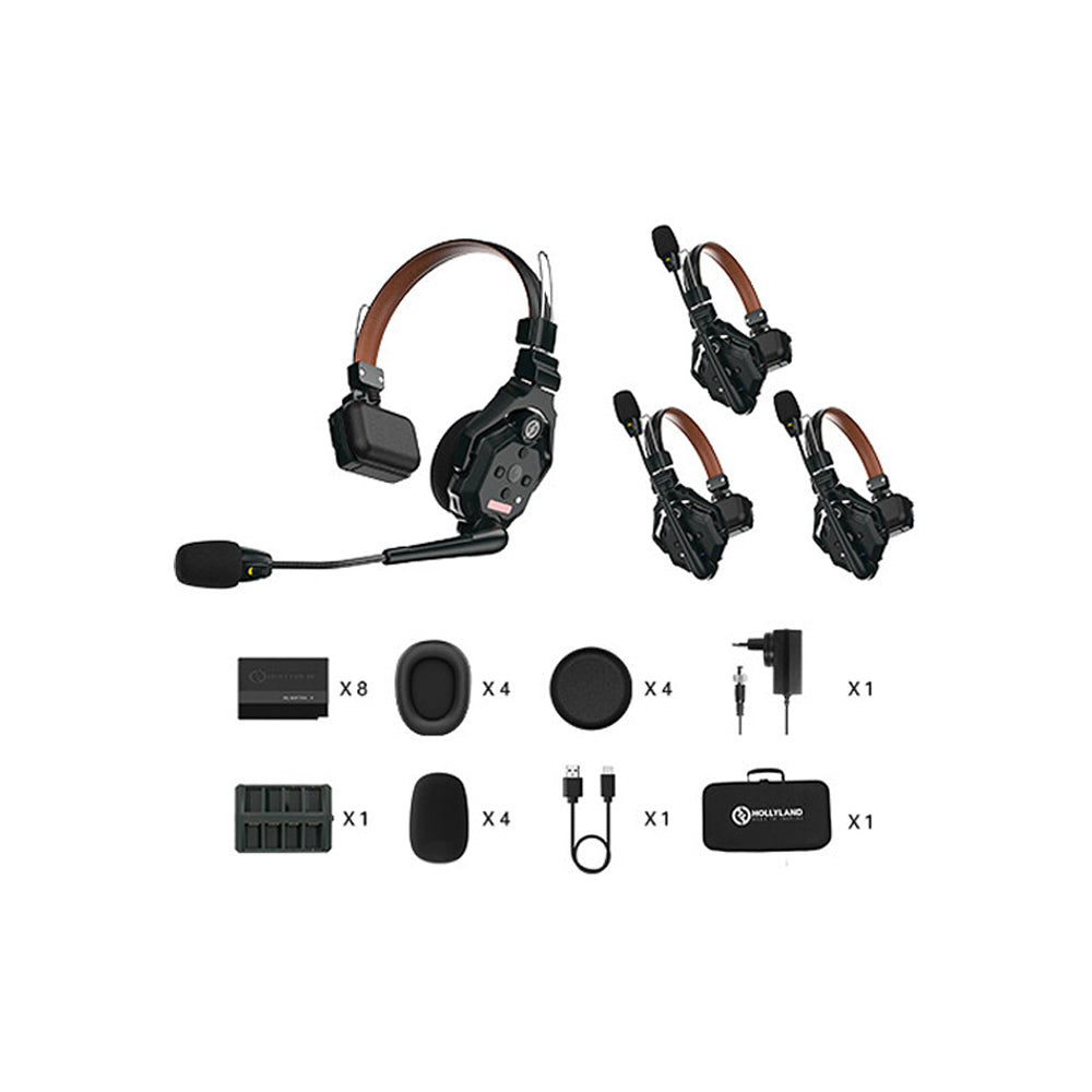 Sistema de Intercomunicación Hollyland Solidcom C1 Pro-4S Full Duplex