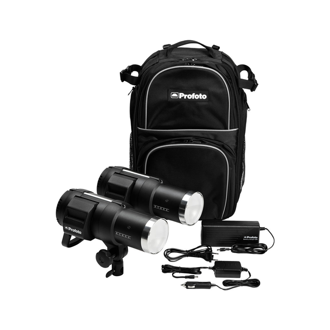 Kit de Dos Flashes Portables Profoto B1 500 Air 2-Light Location Kit