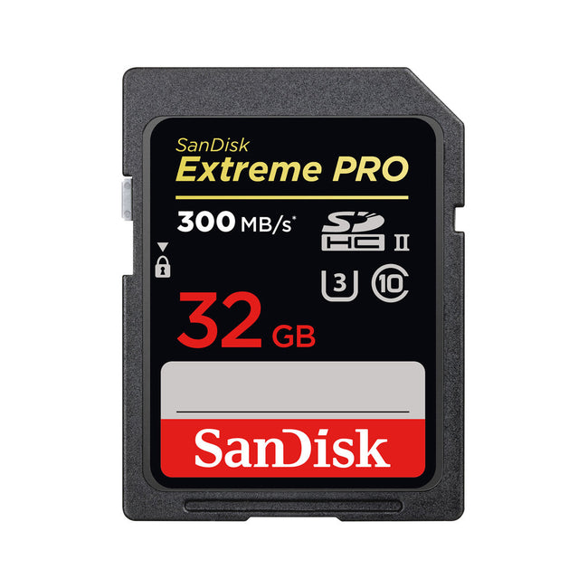 Tarjeta de Memoria SanDisk 32GB Extreme PRO UHS-II SDHC