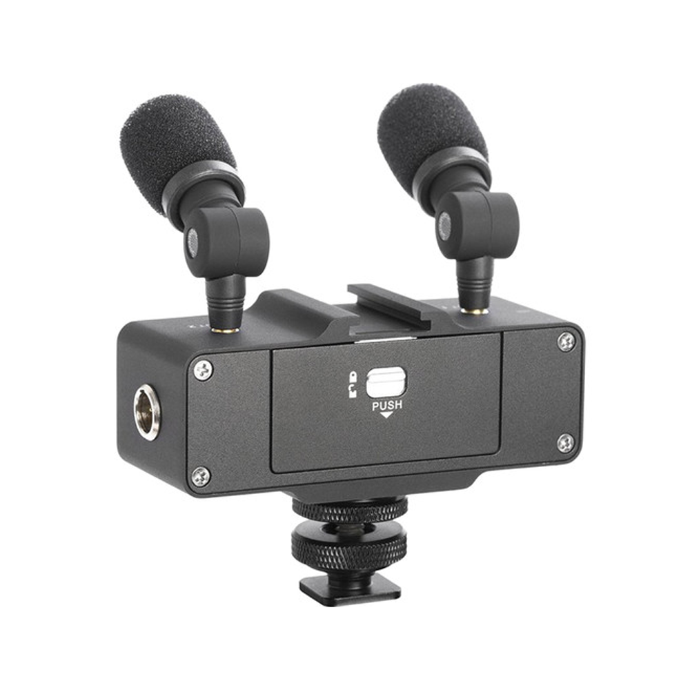 Kit de Micrófono Condensador Estereo Saramonic CaMixer