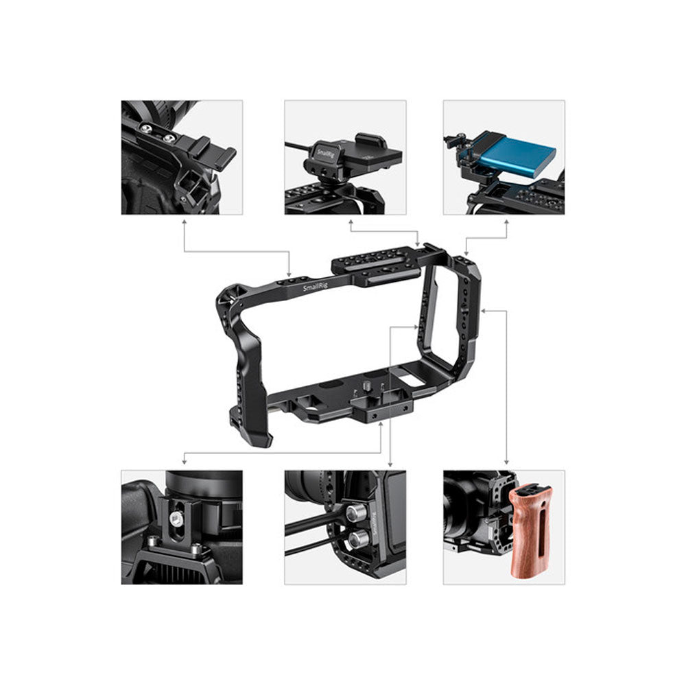 Jaula completa SmallRig 2203B para Cámara Blackmagic Pocket Cinema 6K/4K