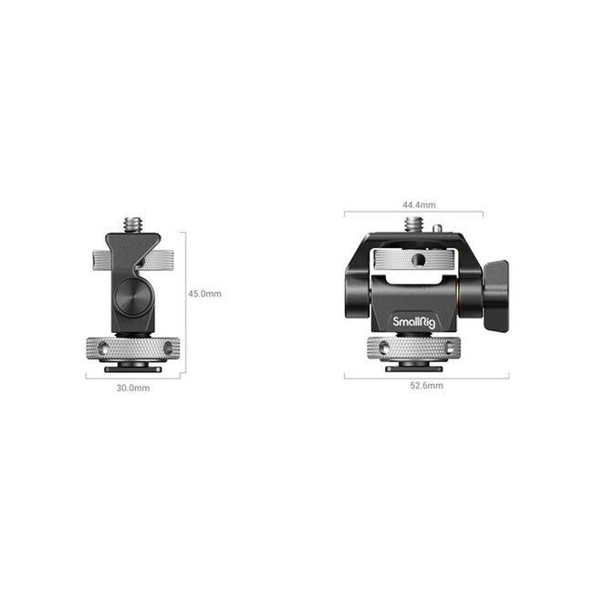 Soporte ajustable SmallRig para monitor con giro e inclinación y montaje de zapata