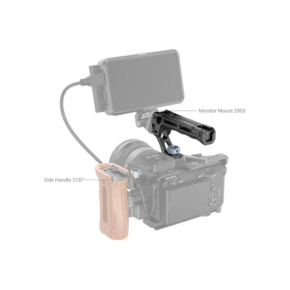 Empuñadura SmallRig de Montaje superior Antitorsión estilo ARRI (Lite)