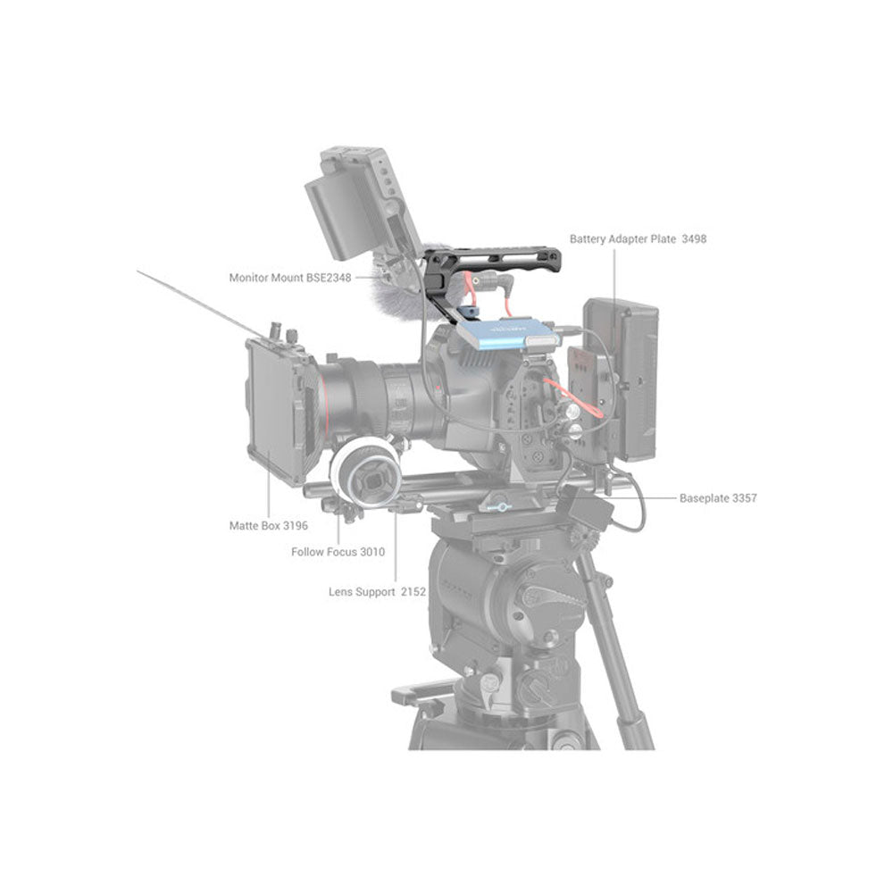 Empuñadura SmallRig de Montaje superior Antitorsión estilo ARRI (Lite)