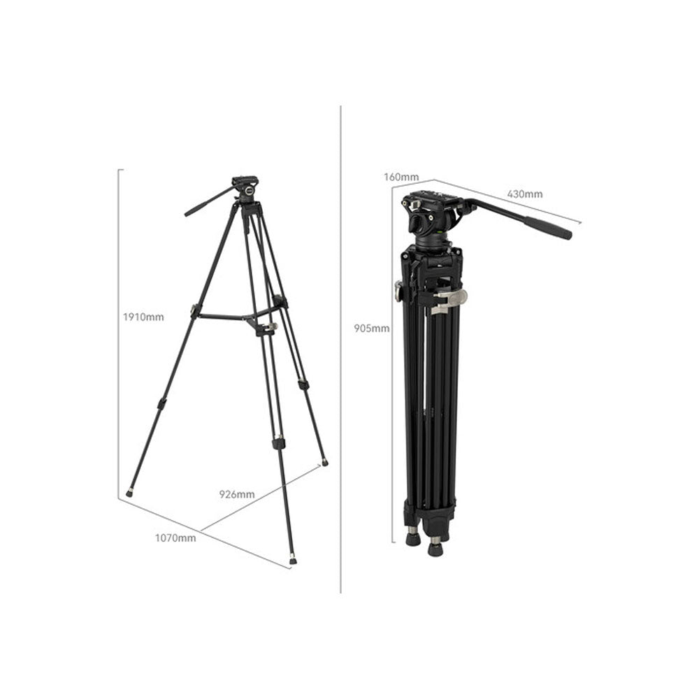 Trípode de Aluminio SmallRig AD-80 con sistema FreeBlazer de alta resistencia