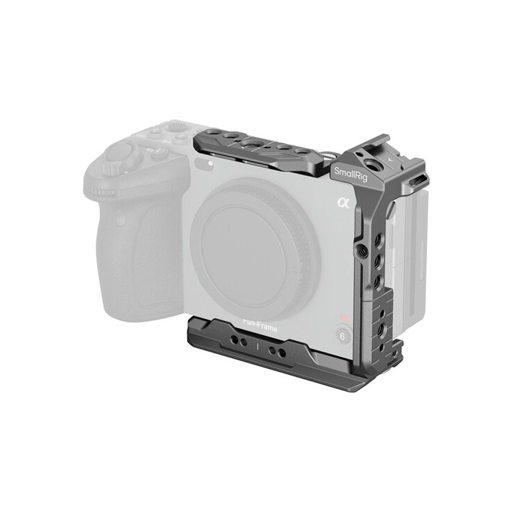Media jaula SmallRig 4772 HawkLock de liberación rápida para cámaras Sony FX3 y FX30