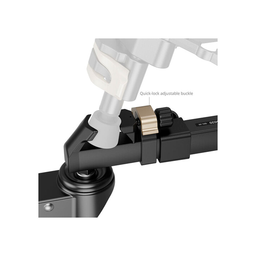 Dolly SmallRig 5020B con bloqueo rápido para trípodes video o fotografía