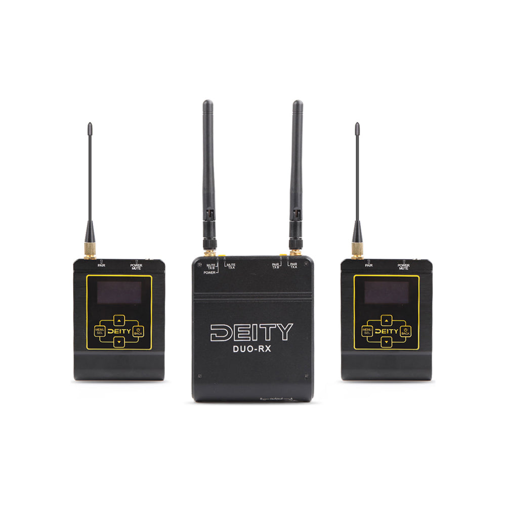 Micrófonos Inalambricos Deity Connect de 2,4 GHz para 2 personas