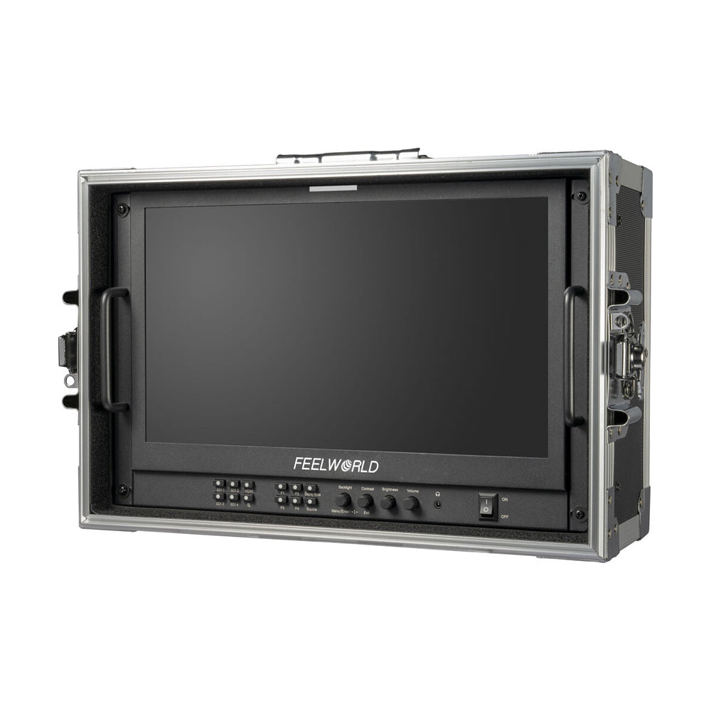 Monitor de Campo Feelworld ATEM156S-CO de 15.5" con 4 salidas HDMI y Maleta Hard Case