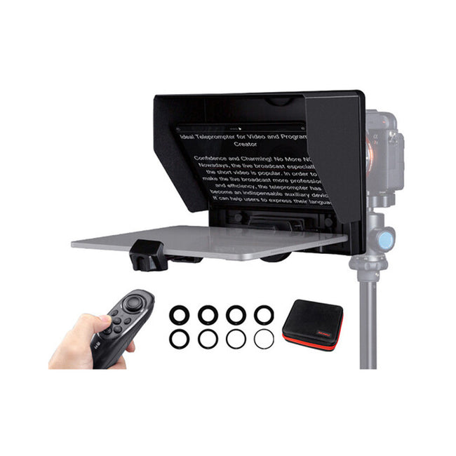 Teleprompter FeelWorld TP10 de 10" para Celulares/Tablet/Cámara
