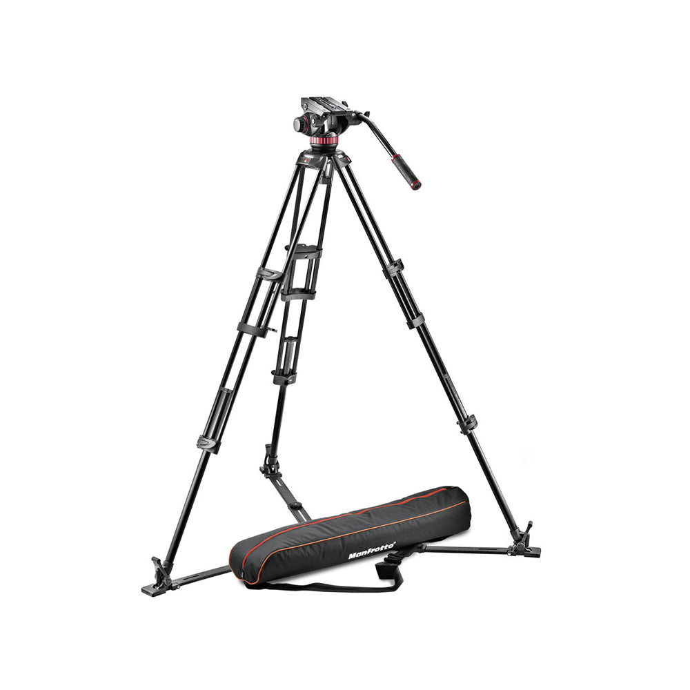 Trípode de Video de Aluminio Manfrotto MVH502A,546GB-1