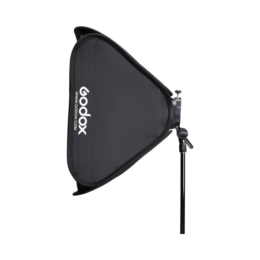 Softbox Godox de 80x80cm con Grilla con Montura Tipo S2 para Flash de Cámara con Cabezal Redondo