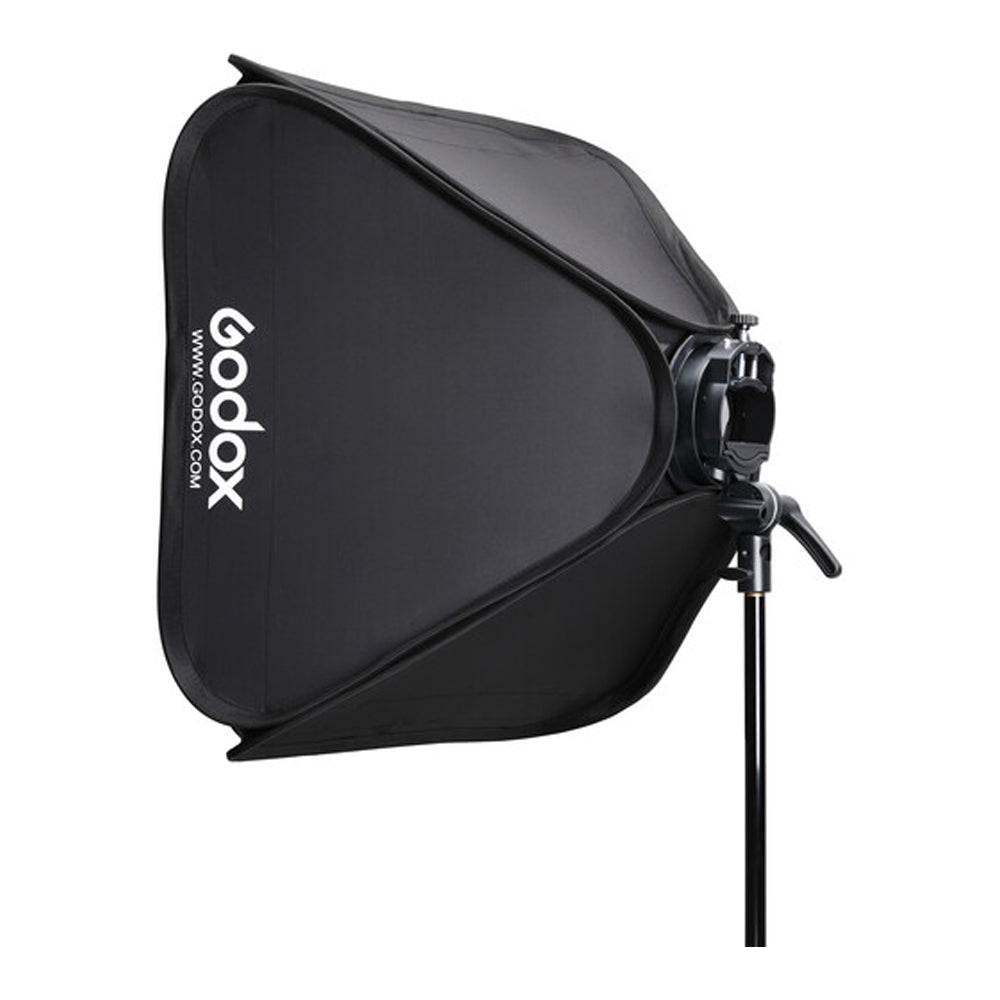 Softbox Godox de 80x80cm con Montura Tipo S2 para Flash de Cámara con Cabezal Redondo