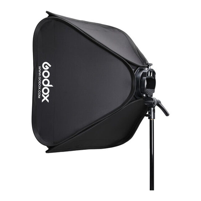 Softbox Godox de 80x80cm con Montura Tipo S2 para Flash de Cámara con Cabezal Redondo